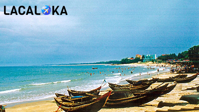 Khung cảnh hoang sơ của khu du lịch biển Hải Thịnh Nam Định