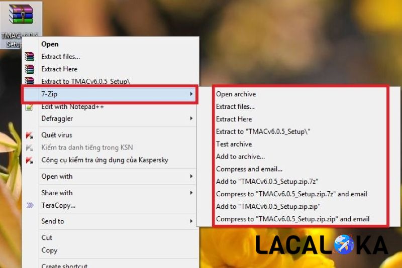 Giải nén nhanh chóng, dễ dàng với 7-zip
