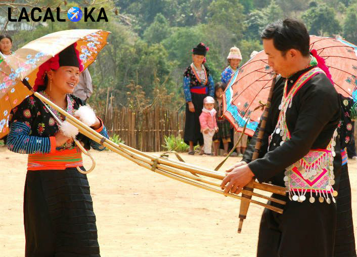 Lễ hội Gầu Tào thể hiện mong ước cuộc sống hạnh phúc, ấm no của người H’Mông