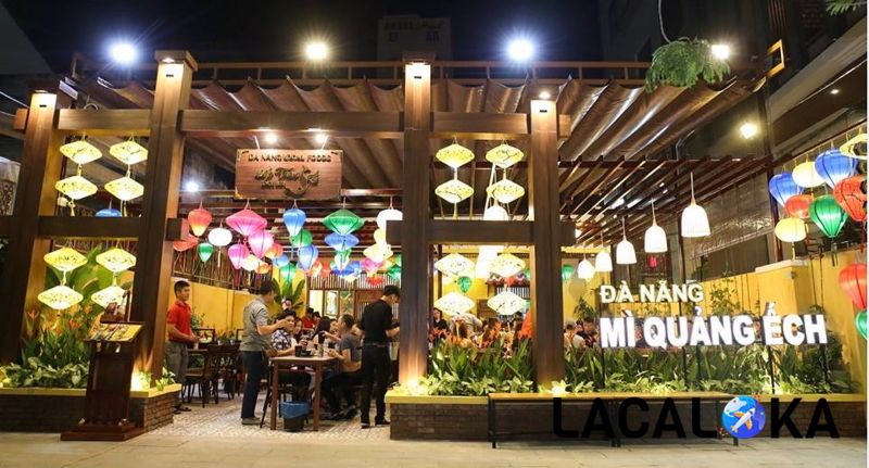 Bếp Trang sở hữu nhiều chi nhánh chuyên cung cấp mì Quảng ếch Đà Nẵng
