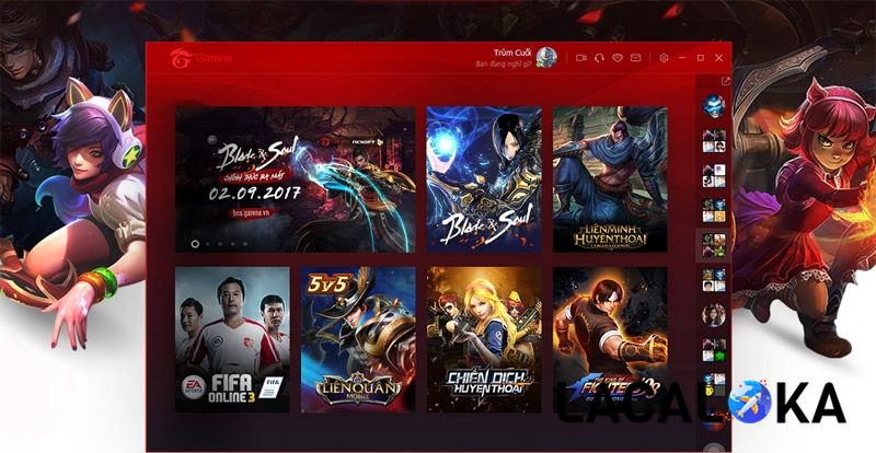 Garena Plus là phần mềm được nhiều game thủ yêu thích