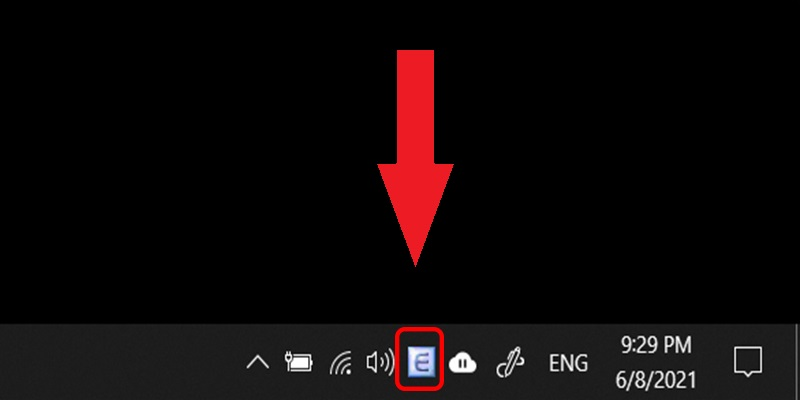 Kích vào biểu tượng Unikey/EVKey để sử dụng font VNI-Times